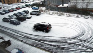 Timico car park this morning