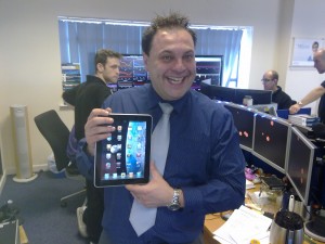 a happy iPad owner