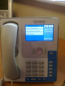 The SNOM870 VoIP handset