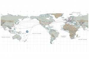 ipv6map map of IPv6 penetration globally - click to enlarge