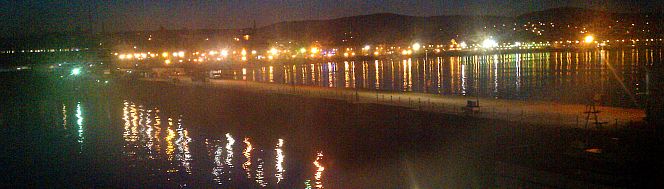 harbour lights in Douglas IoM