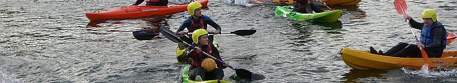 Timico Kayaking polo team captain Gemma Jankiewicz carries the ball