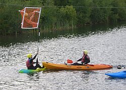 Timico kayak polo in action