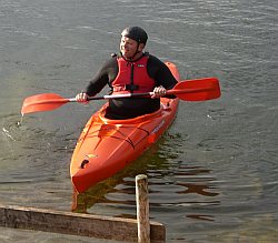 Trefor Davies at the Timico annual watersports and barbecue evening