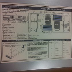 schematic diag of Cisco UCS B200 blade server t the Timico Newark Data centre