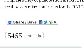 final comment numbers - snapshot at 6.08 am