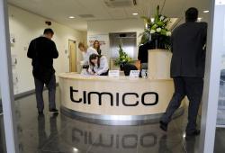 reception open for business at Timico datacentre in Newark