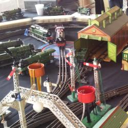 Meccano train set layout