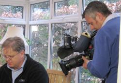 I read the news today oh boy - photo taken whilst filming in my conservatory