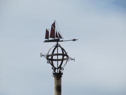 weather vane at Peel in the Isle of Man