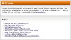 BBC cookies "information"