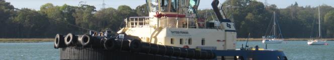 tugboat at DP World Southampton