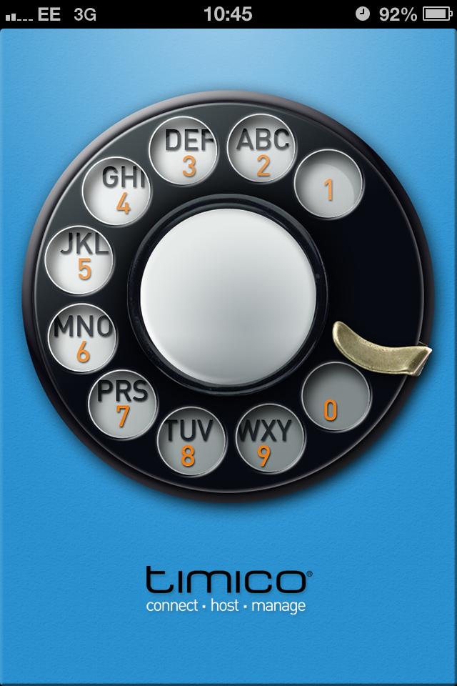 landline use Timico VoIP phone app for iPhone available from Apple App Store