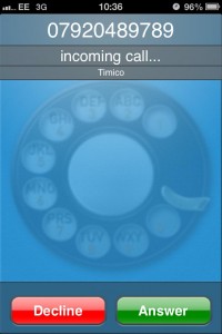 Timico VoIP phone app for iPhone available from Apple App Store