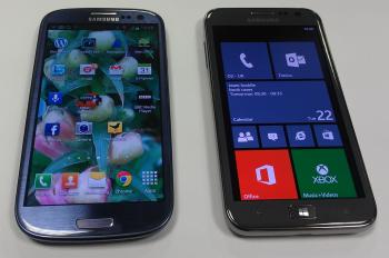 Samsung Windows8 and Android phones