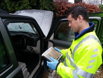 OBD system used by the AA