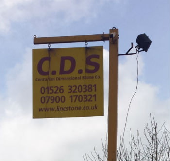 CDS quarry Metheringham Heath - Eleanor Cross stone