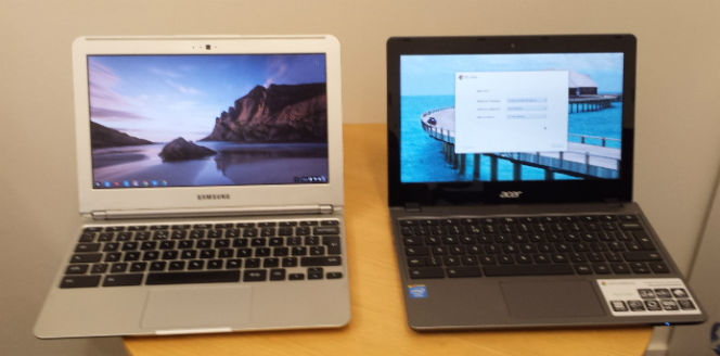 Acer C720 Samsung chromebook comparison