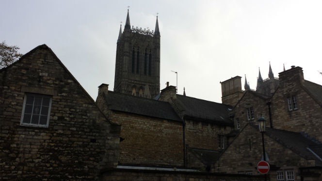 Lincoln Cathedral from Eastgate