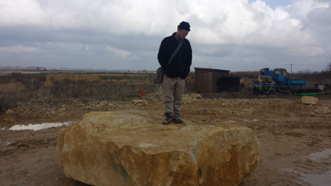 rock chosen to carve the new Eleanor Cross for Lincoln