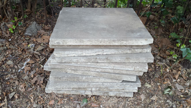 concrete slabs bought off eBay