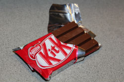 part opened kitkat