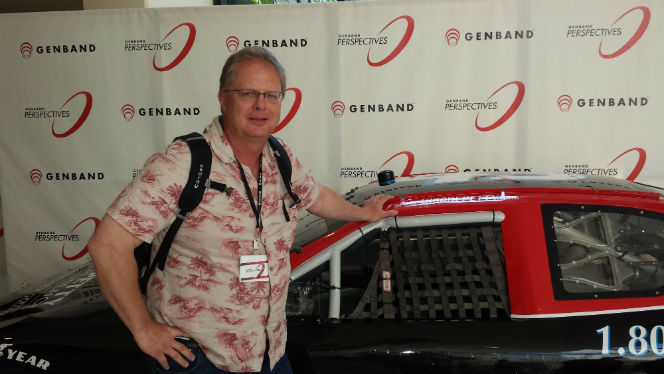 genband sponsored car aat the #GBP14 conference