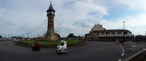 clock tower & chippy Skegness