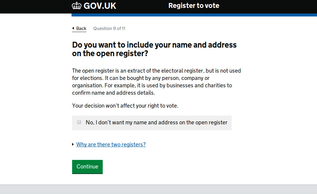 electoral register online