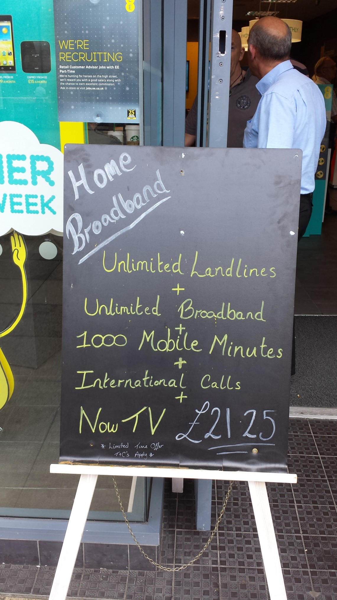 home broadband deals from EE