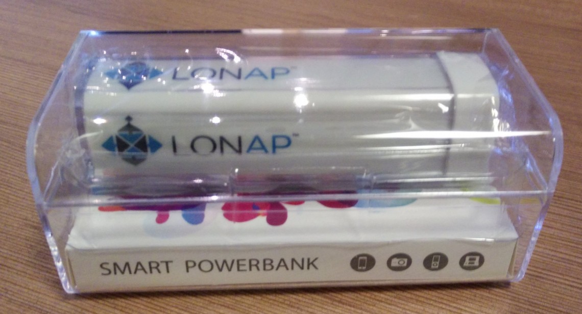 LONAP phone charger prize at RIPE69