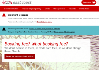 virgin east coast website