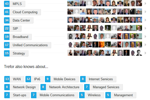 trefor davies linkedin endorsements