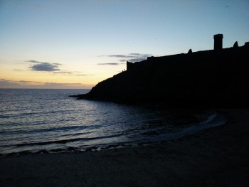 fenella beach at night