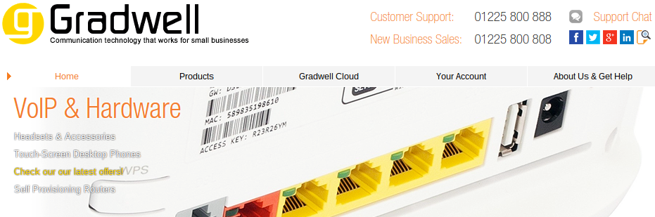 gradwell business telecoms webrtc