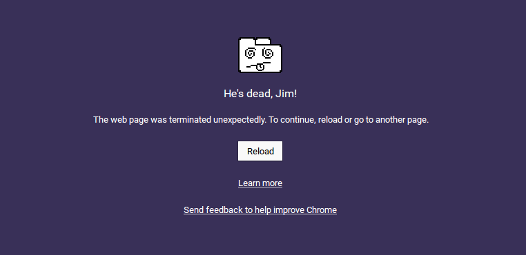 he's dead jim chrome