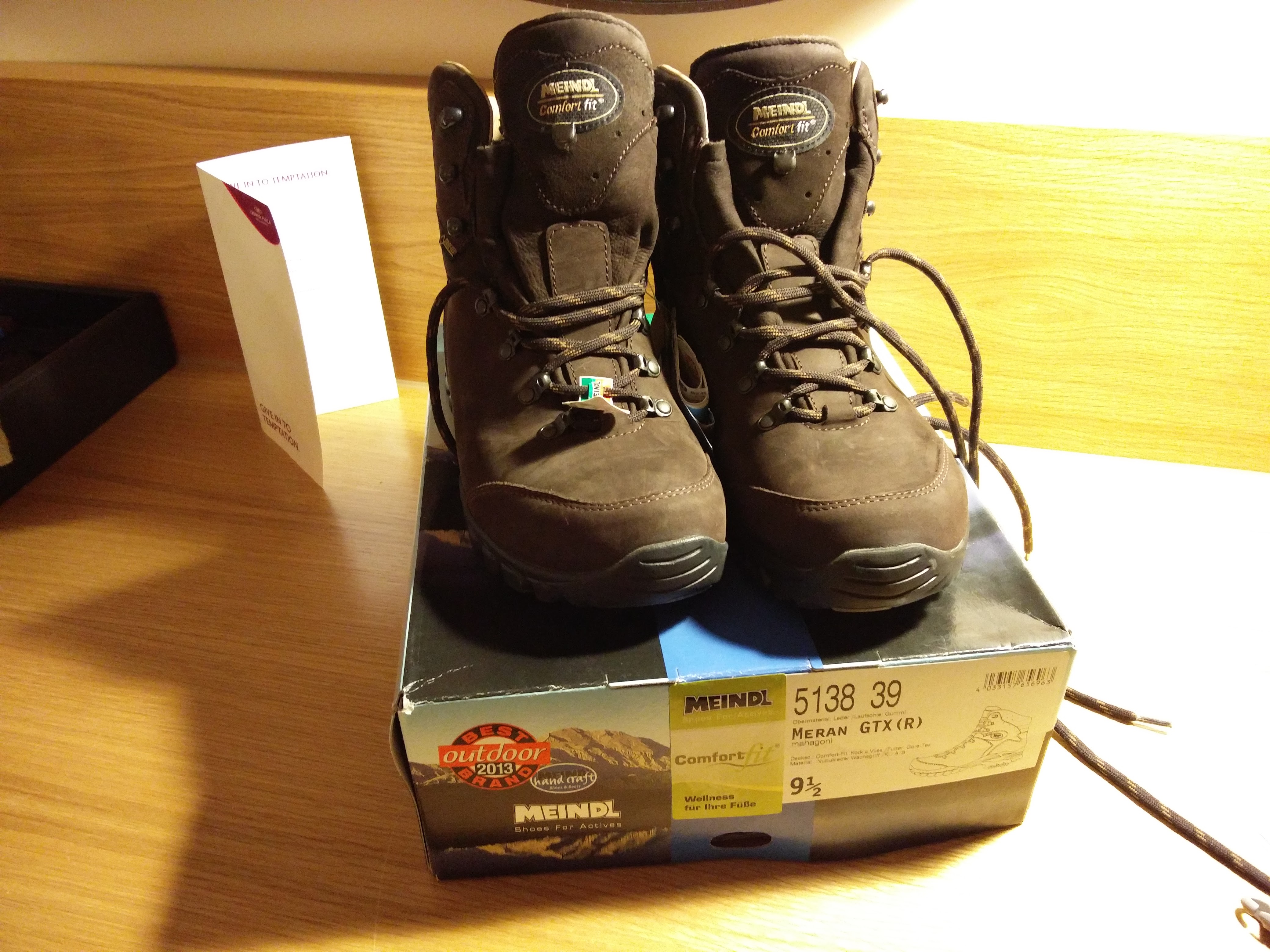 coast to coast walk preparation - my meindl boots