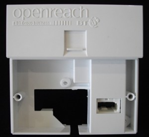 Fig 1 Service Specific Front plate for FTTC