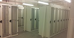racks in the new Timico data centre