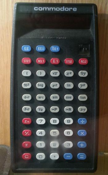 commodore calculator on display at TNMOC 