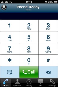 Timico VoIP phone app for iPhone available from Apple App Store