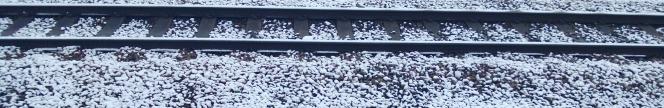 snow on railway lines taken with Nokia Lumia 920