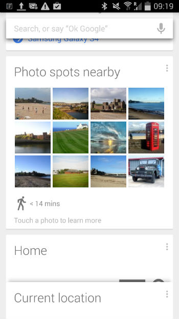 google now places nearby