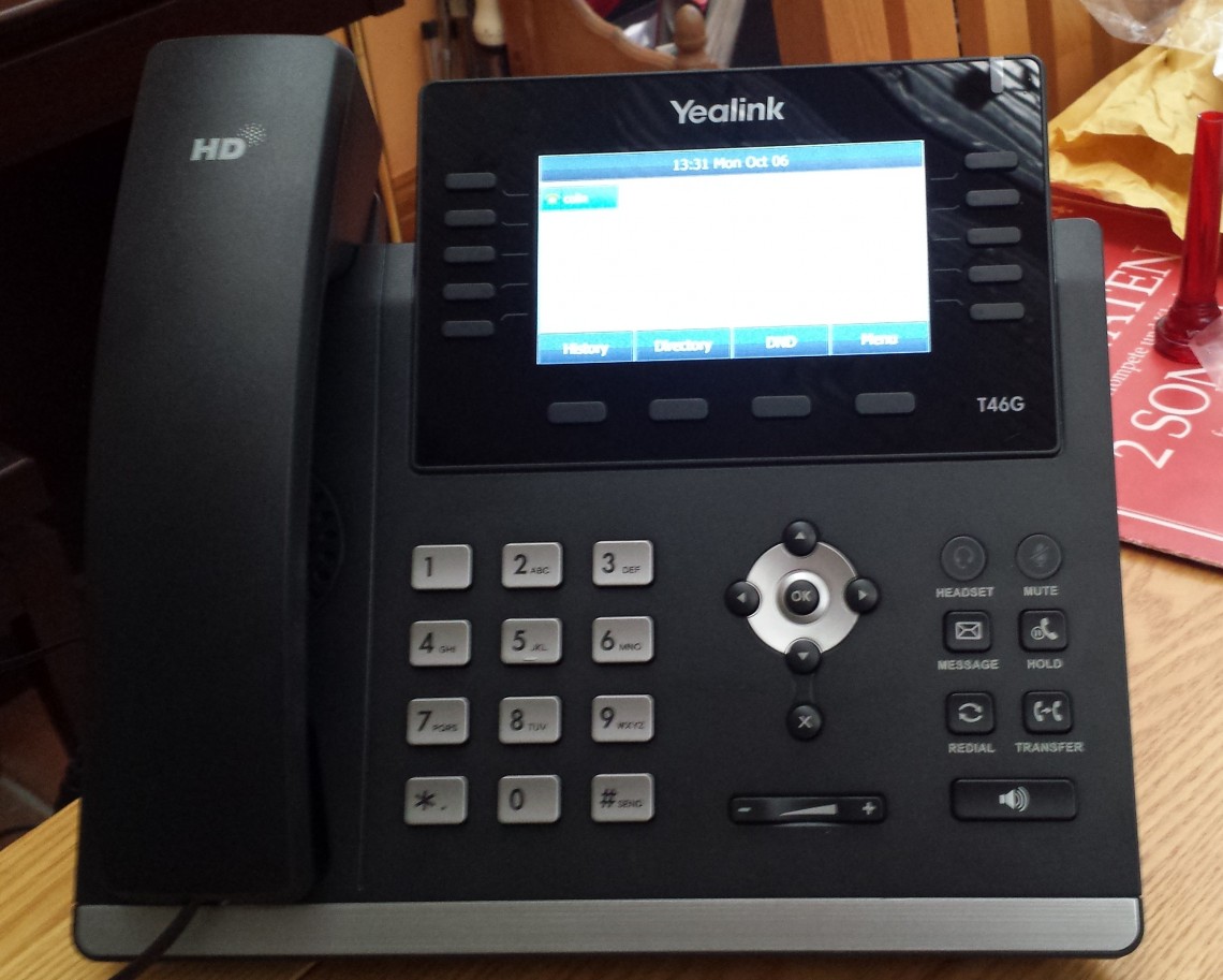Yealink T46G small business voip setup