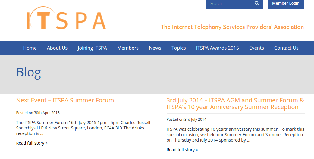itspa summer forum 2015